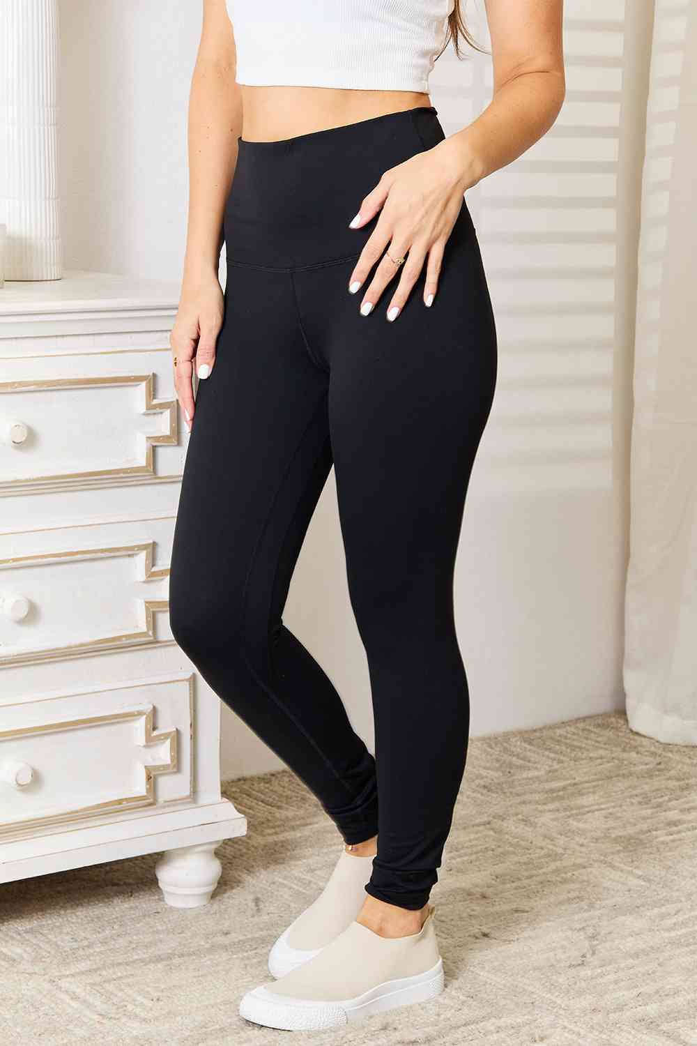 Legging de sport taille haute ultra doux Basic Bae