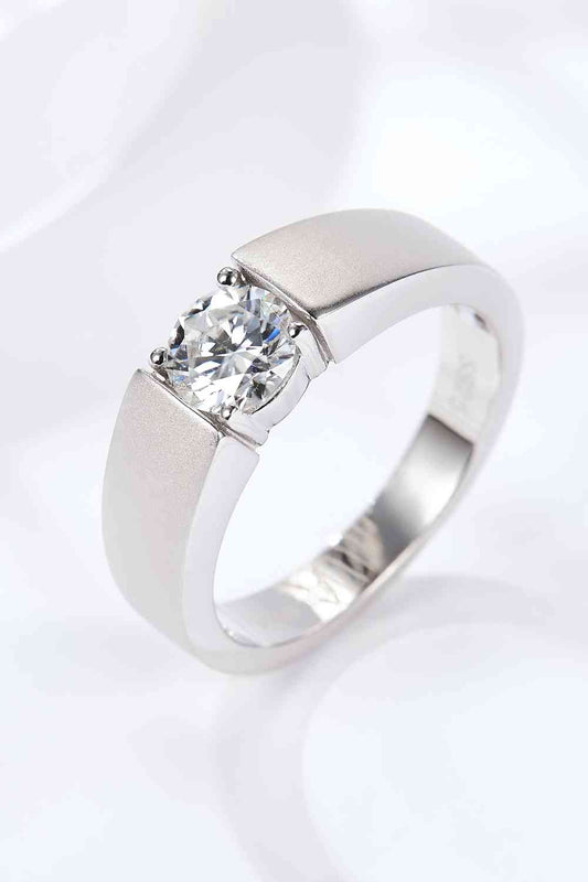 Bague Moissanite I Carat en Argent Sterling 925