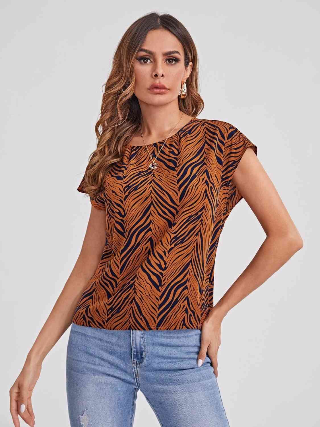 Blusa con espalda abierta retorcida