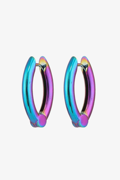 Boucles d'oreilles Huggie multicolores Bring It Home