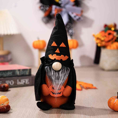 Gnome d'Halloween à pattes courtes sans visage