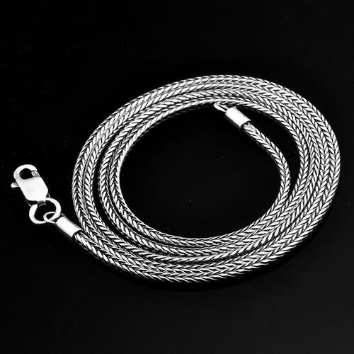 Collier en argent sterling 925 avec chaîne serpent de 21,7 pouces