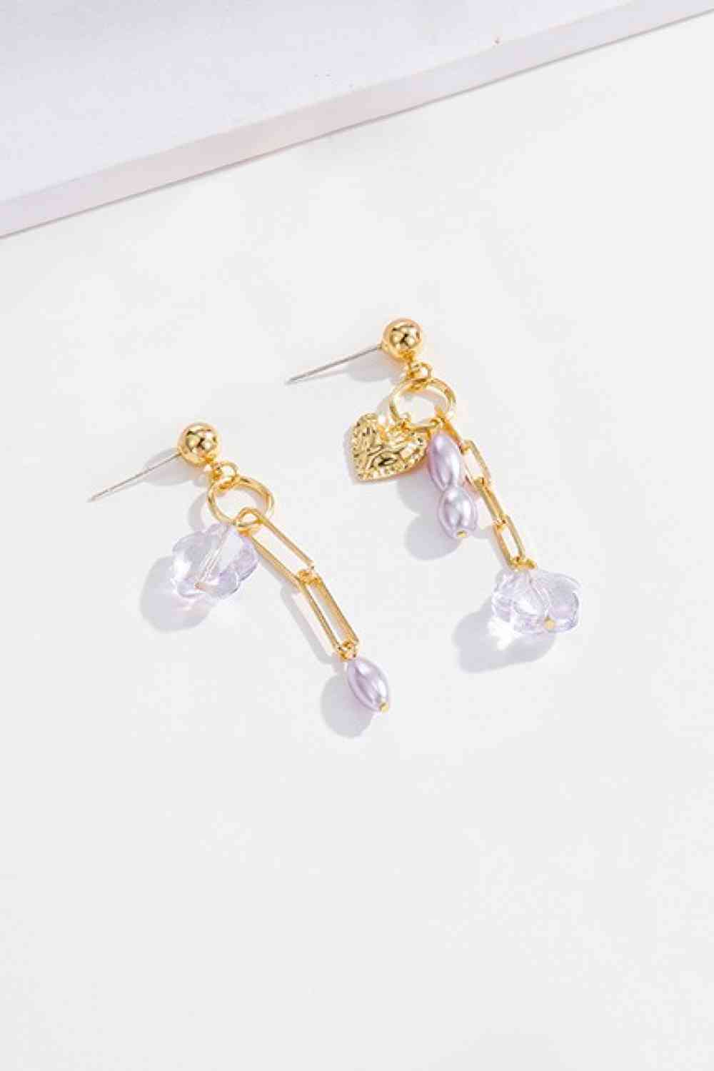 Boucles d'oreilles pendantes Centre d'attention