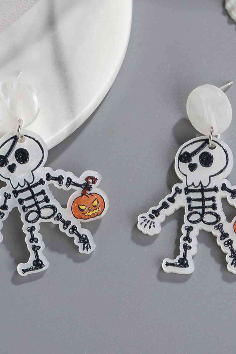 Boucles d'oreilles thème Halloween