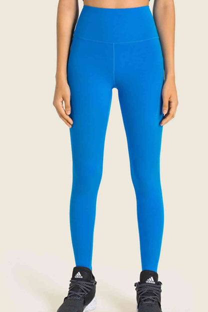 Leggings de yoga con bolsillo y cintura ancha de talle alto