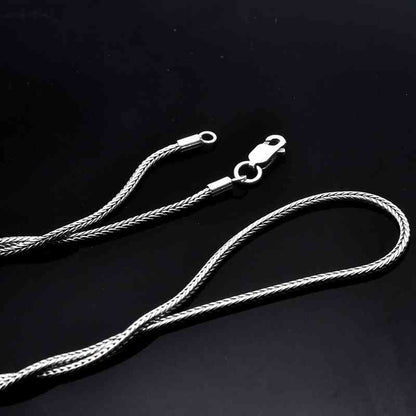 Collier en argent sterling 925 avec chaîne serpent de 19,7 pouces