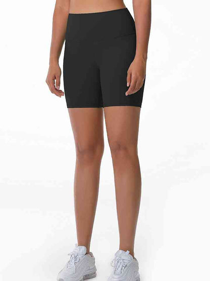 Shorts deportivos con cintura ancha