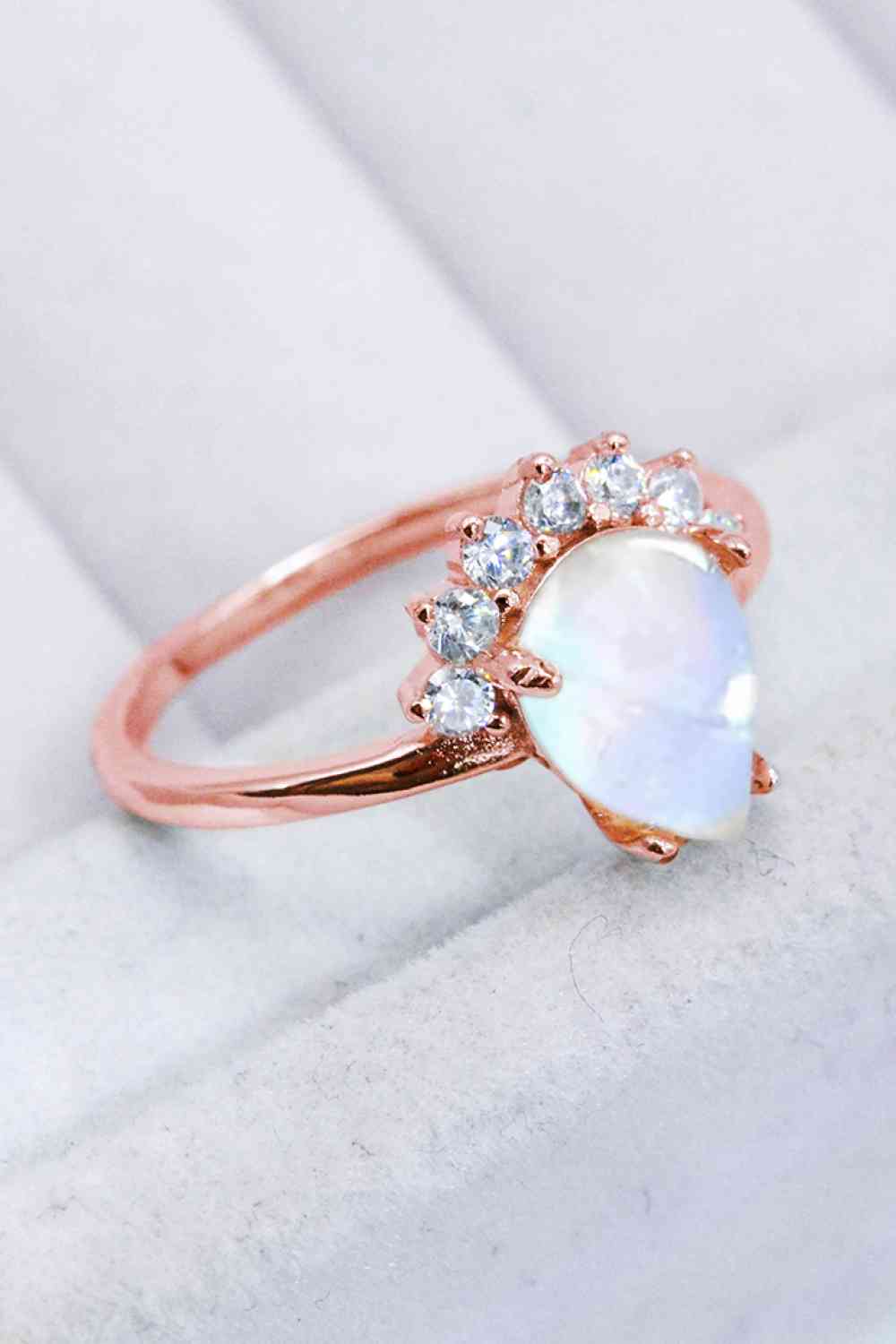 925 Sterling Silver Moonstone Ring