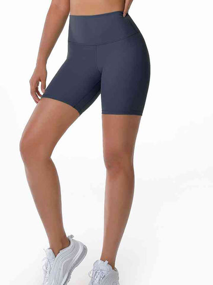 Shorts deportivos con cintura ancha