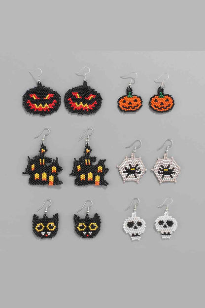 Boucles d'oreilles thème Halloween