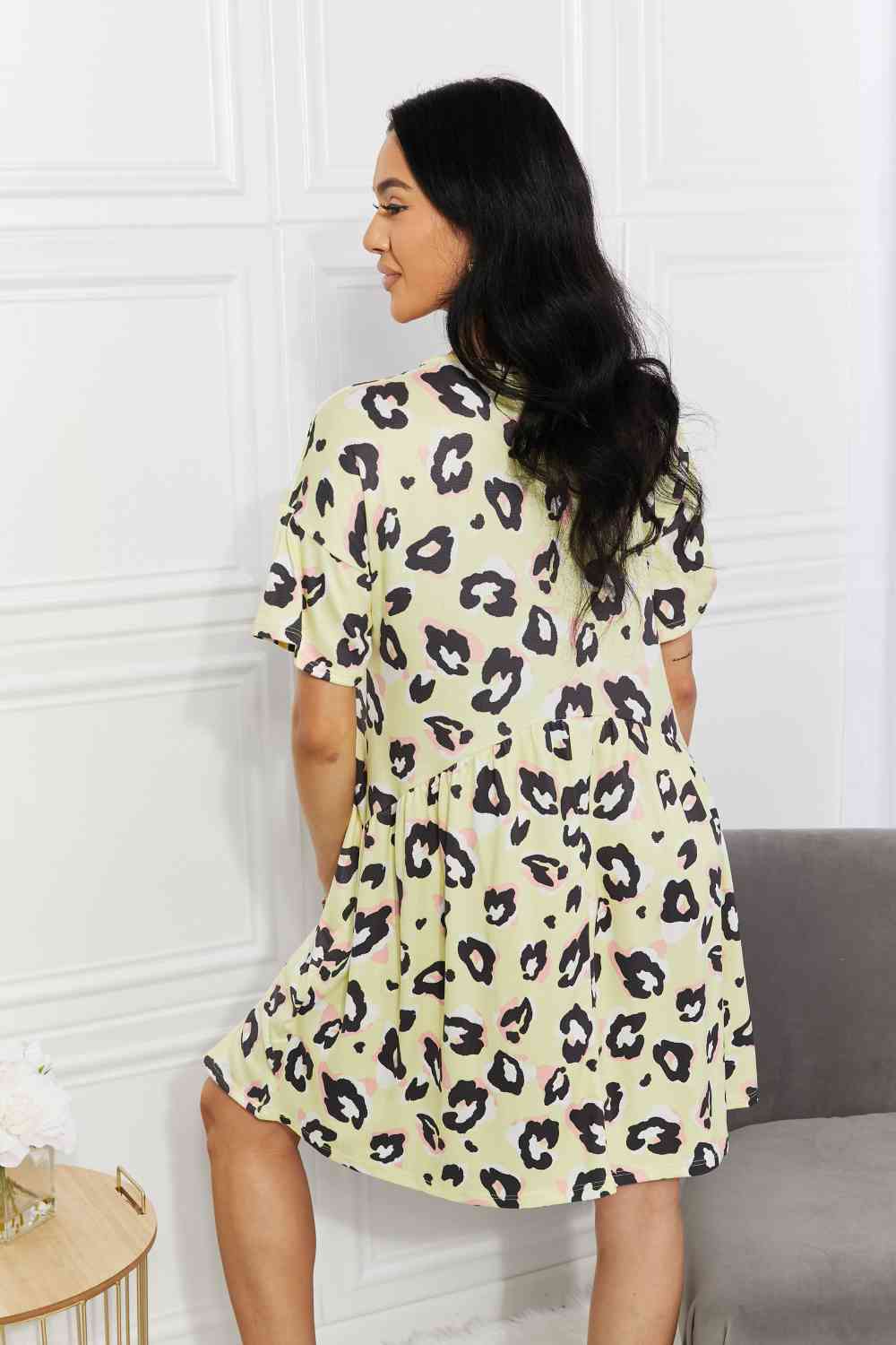 BOMBOM Vestido Take It Easy con estampado animal