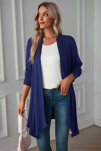 Open Front Long Sleeve Cardigan