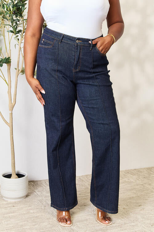 Jean large taille haute Judy Blue pleine taille