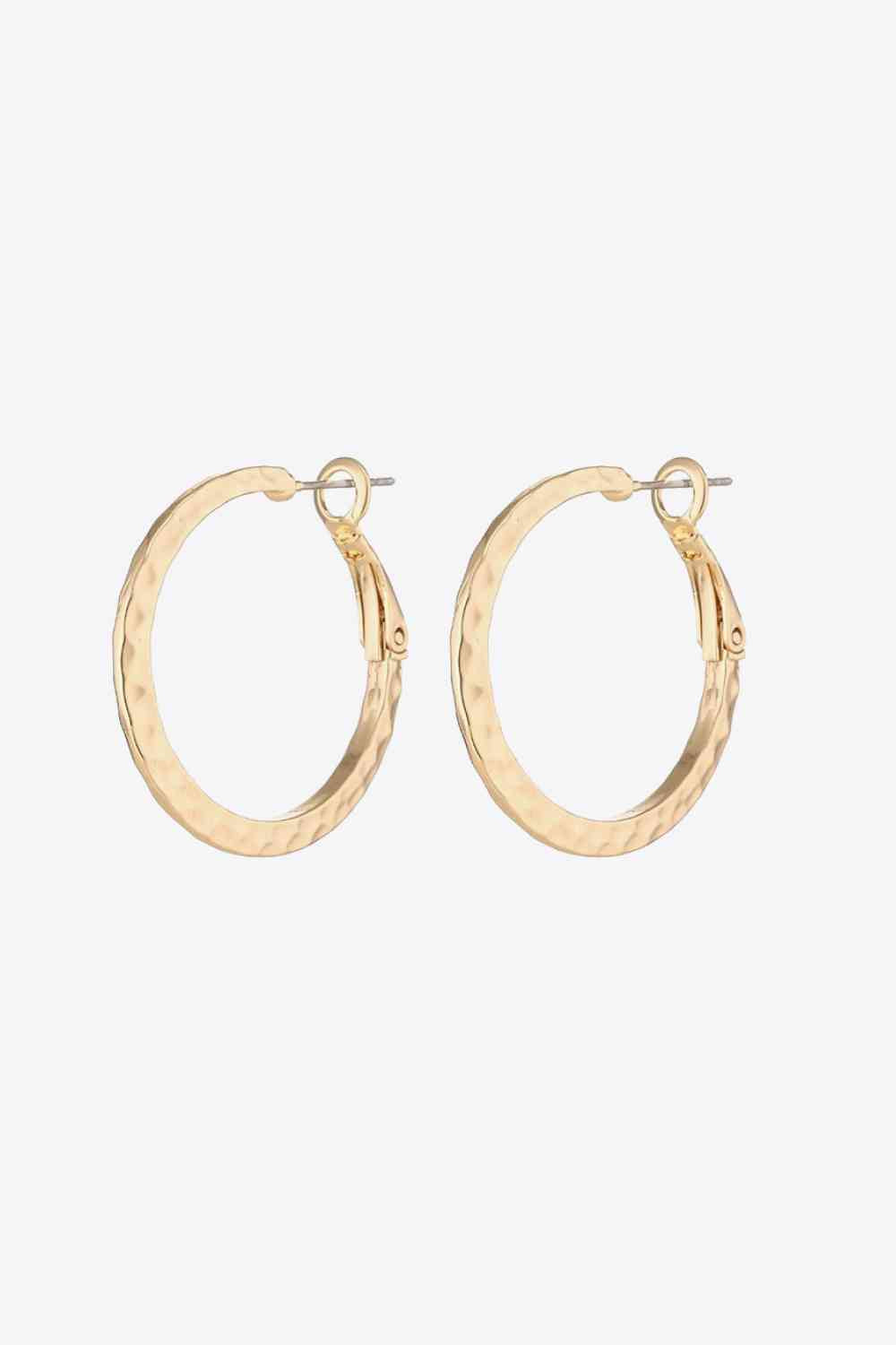 Minimalist Copper Hoop Earrings