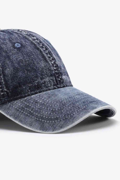 Gorra de béisbol ajustable lisa