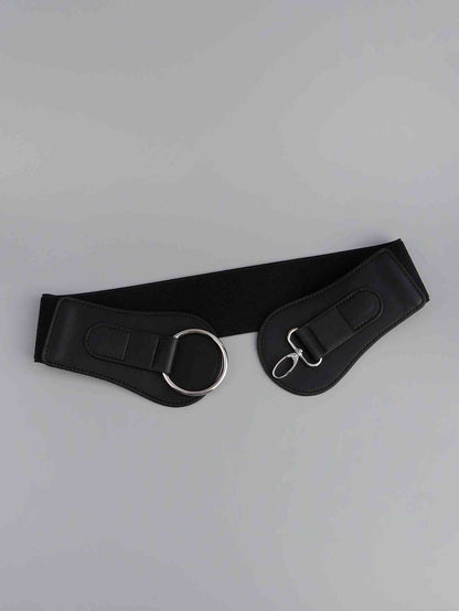 Ceinture large élastique en PU