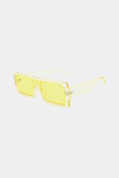 Lunettes de soleil rectangulaires à monture en polycarbonate