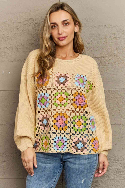 HEYSON Plus à venir Pull au crochet Pull