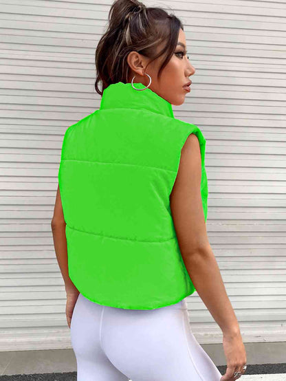 Zip-Up Puffer Vest