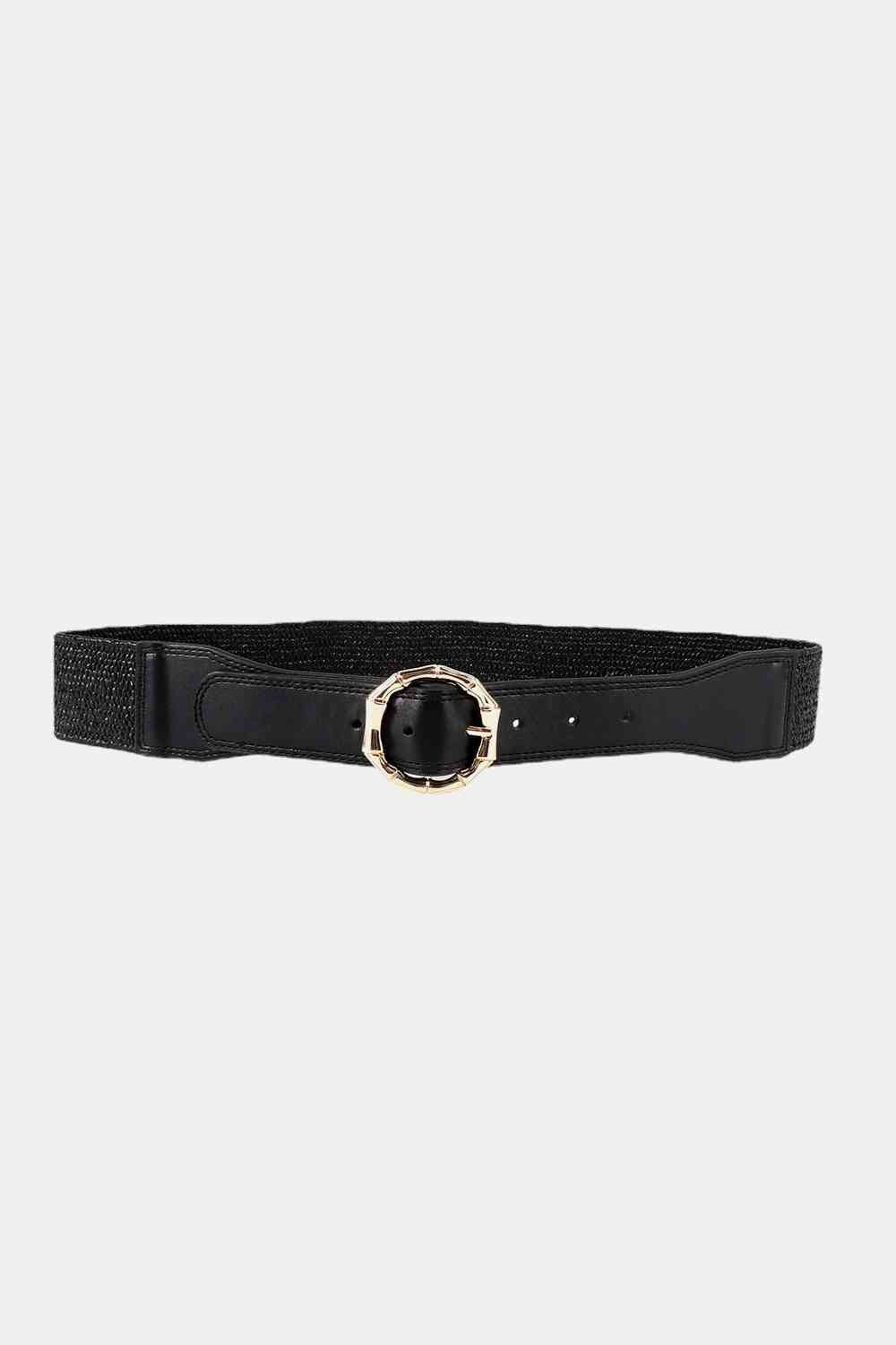 Alloy Buckle Braided Belt