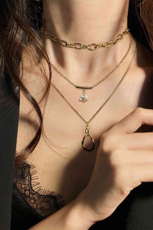 Vous voulez mieux vous connaître Collier triple épaisseur