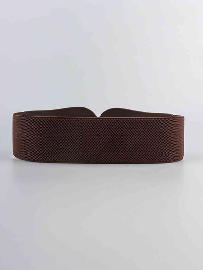 Ceinture large élastique en PU