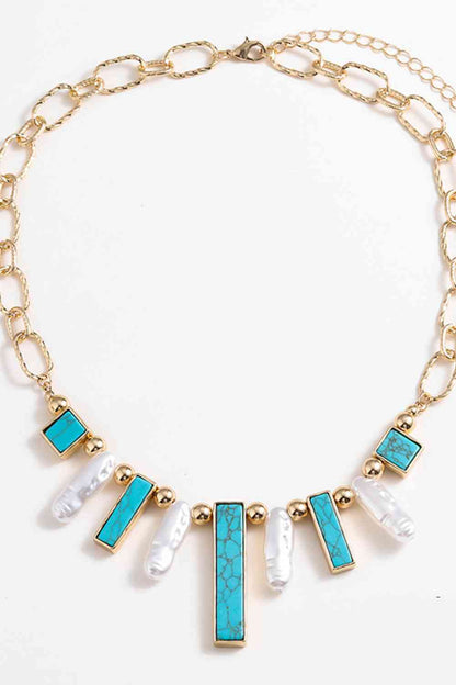 Collier en alliage turquoise