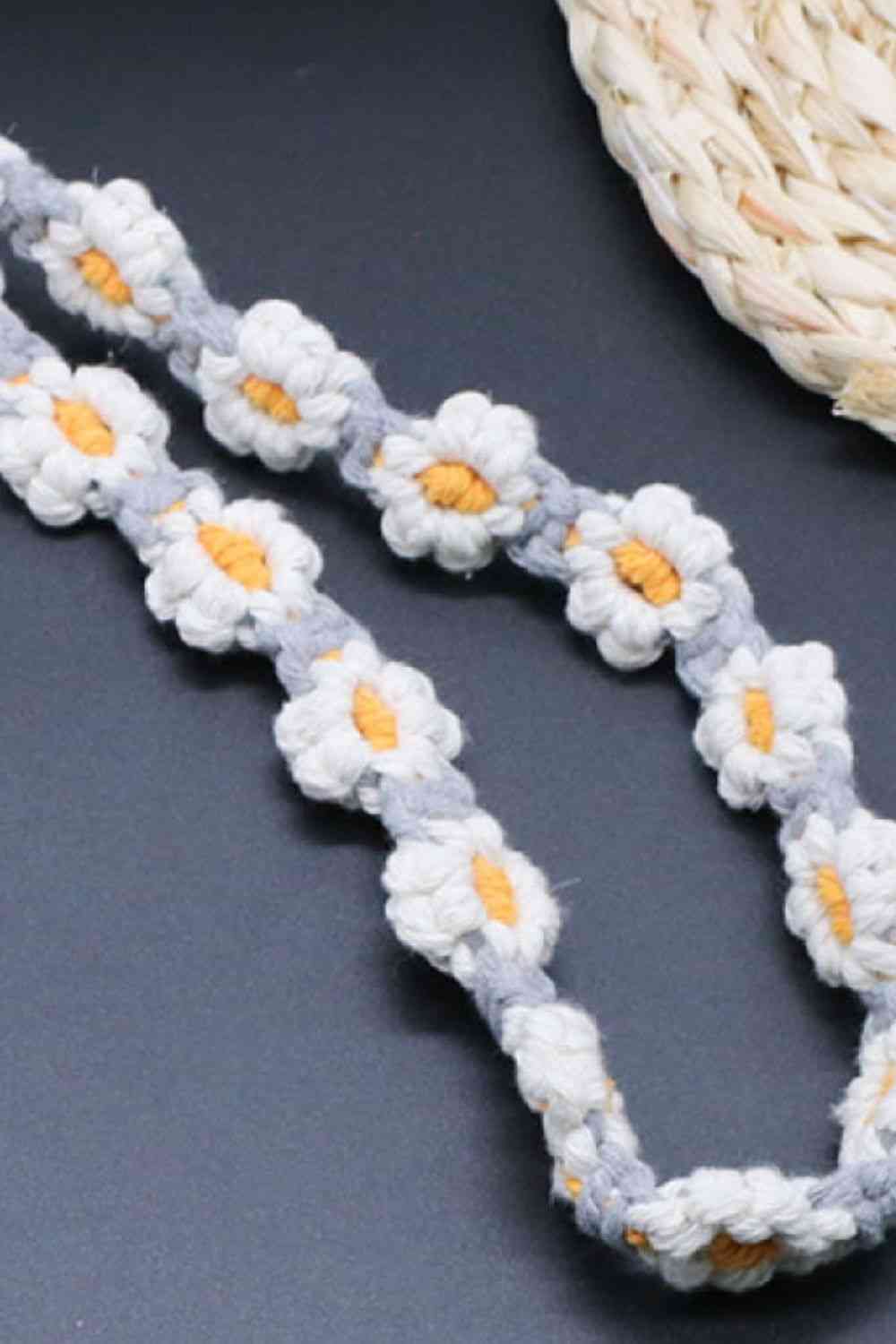 Flower Macrame Phone Lanyard