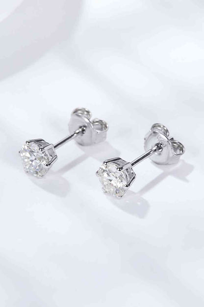 Good Days Ahead Moissanite Stud Earrings