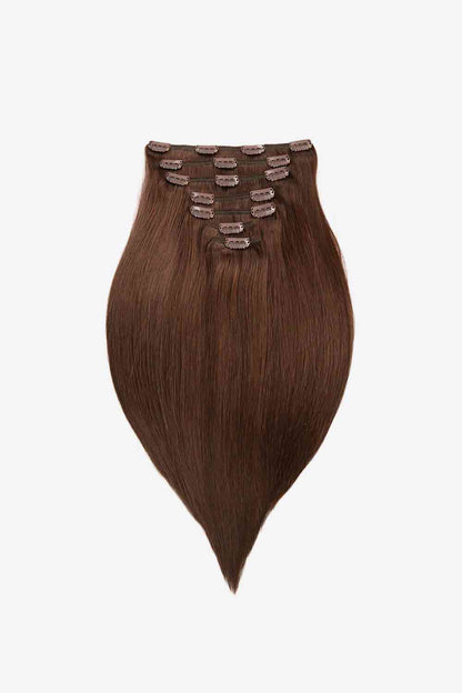 Extensiones de cabello con clip de 20 "y 120 g Cabello humano indio