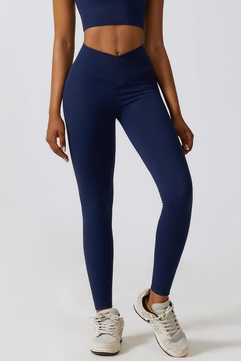 Legging de sport à taille en V