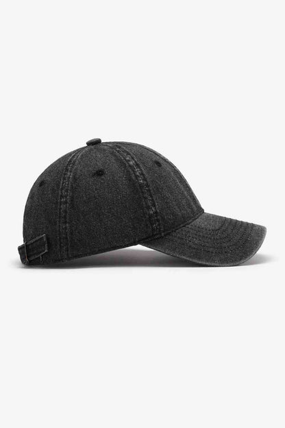 Gorra de béisbol ajustable lisa