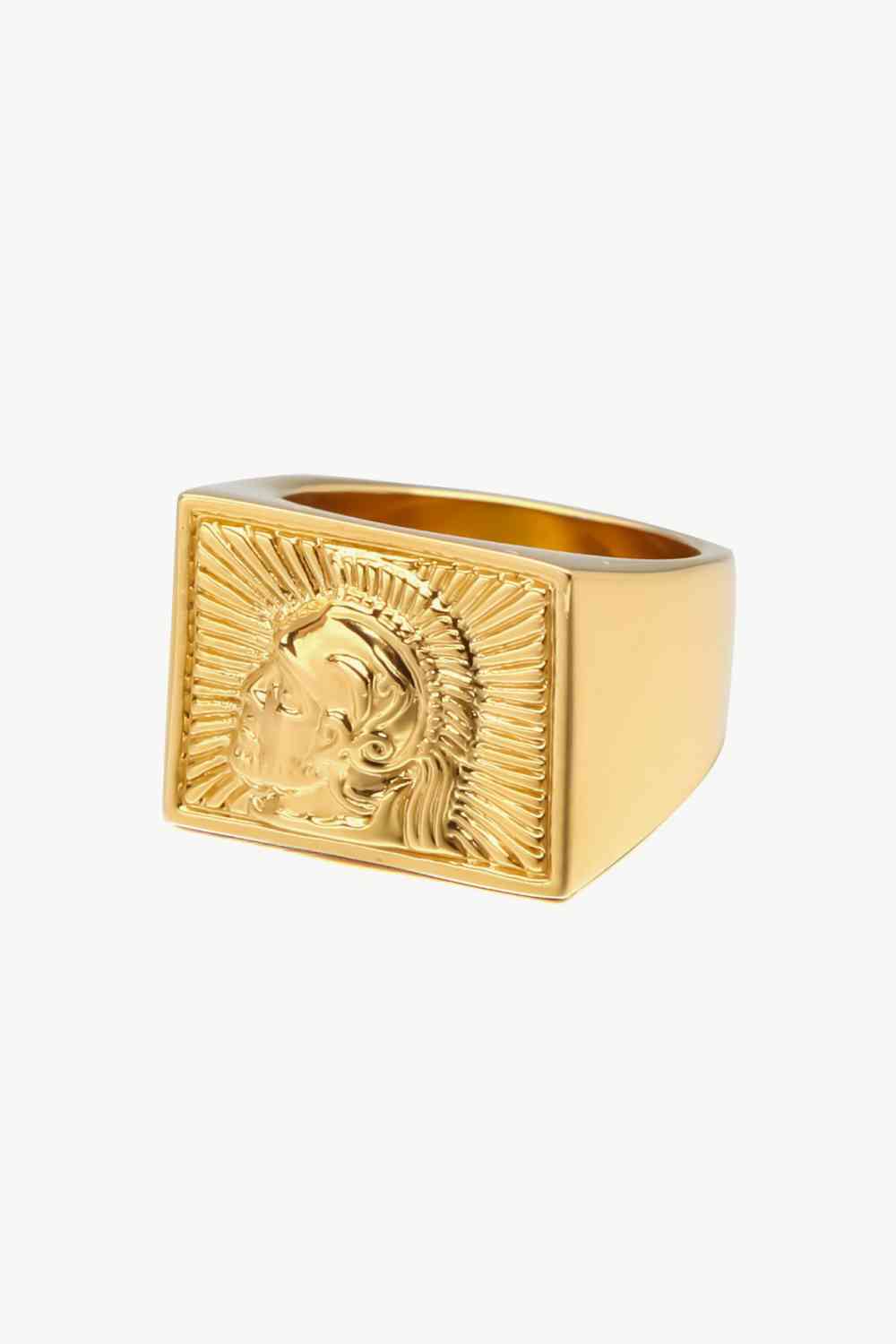 Bague de soldat polie