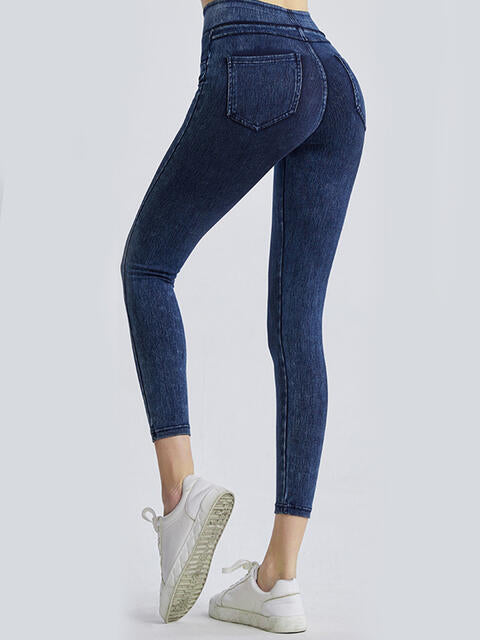 Leggings deportivos con cintura ancha