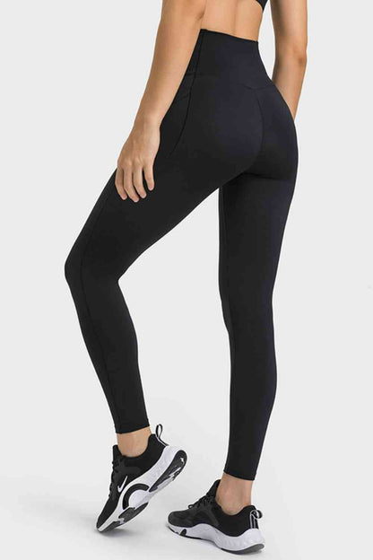 Leggings de yoga taille en V avec poches