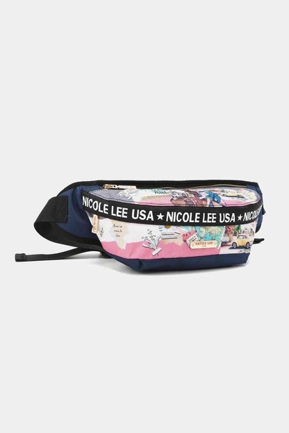 Sac banane avec logo Nicole Lee USA