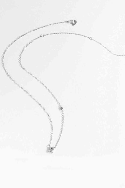 Q To U Zircon 925 Sterling Silver Necklace