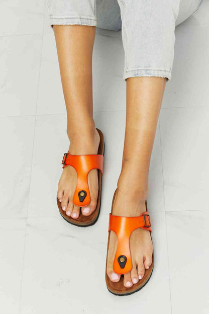 MMShoes - Drift Away - Tongs à sangle en T - Orange