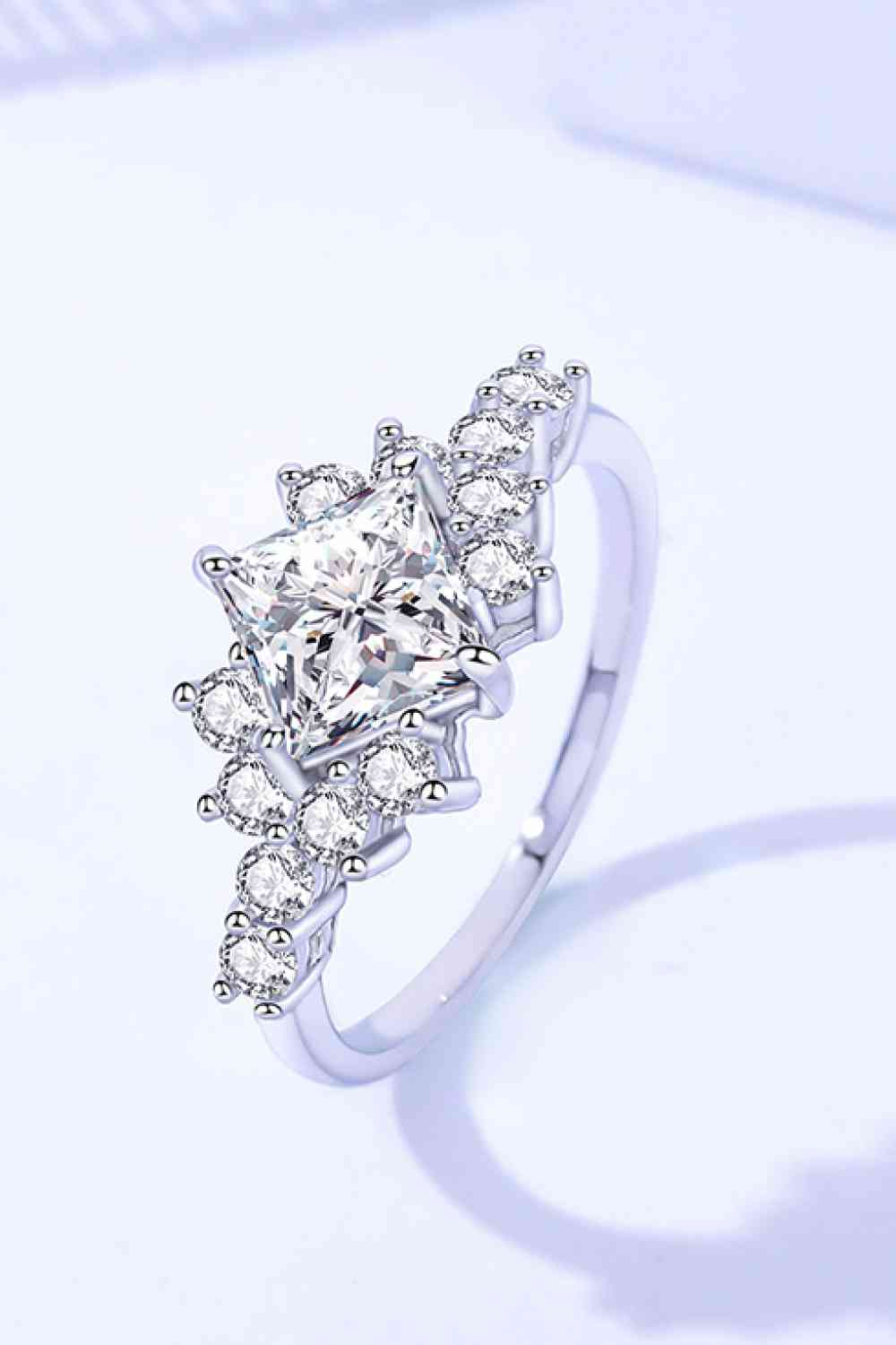 Bague Moissanite de 1,38 carats