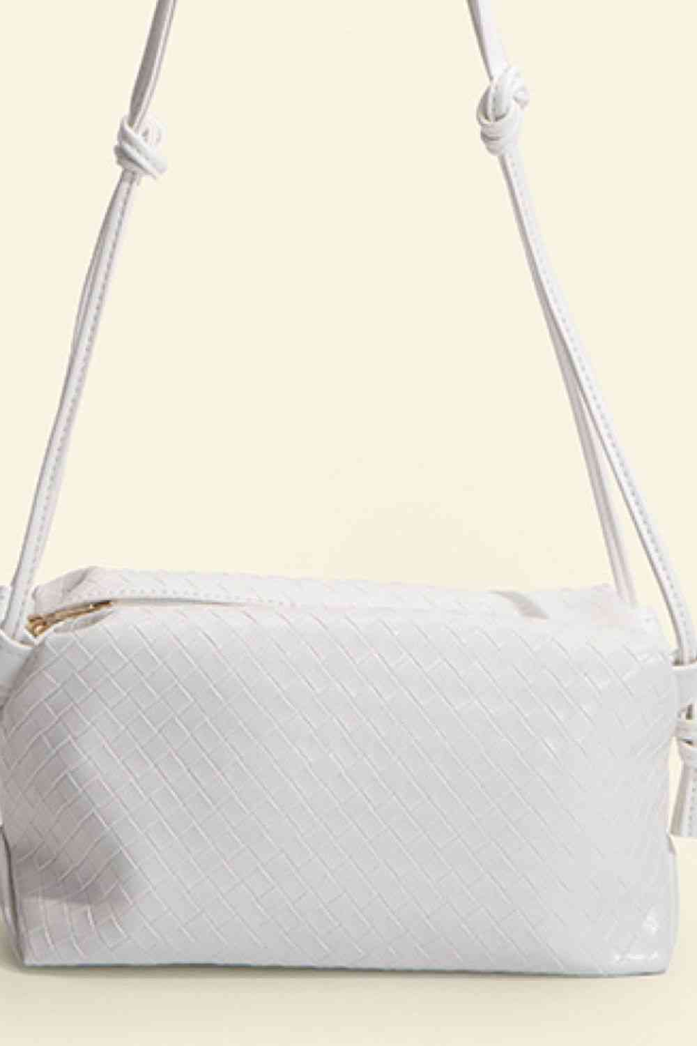 PU Leather Knot Detail Shoulder Bag