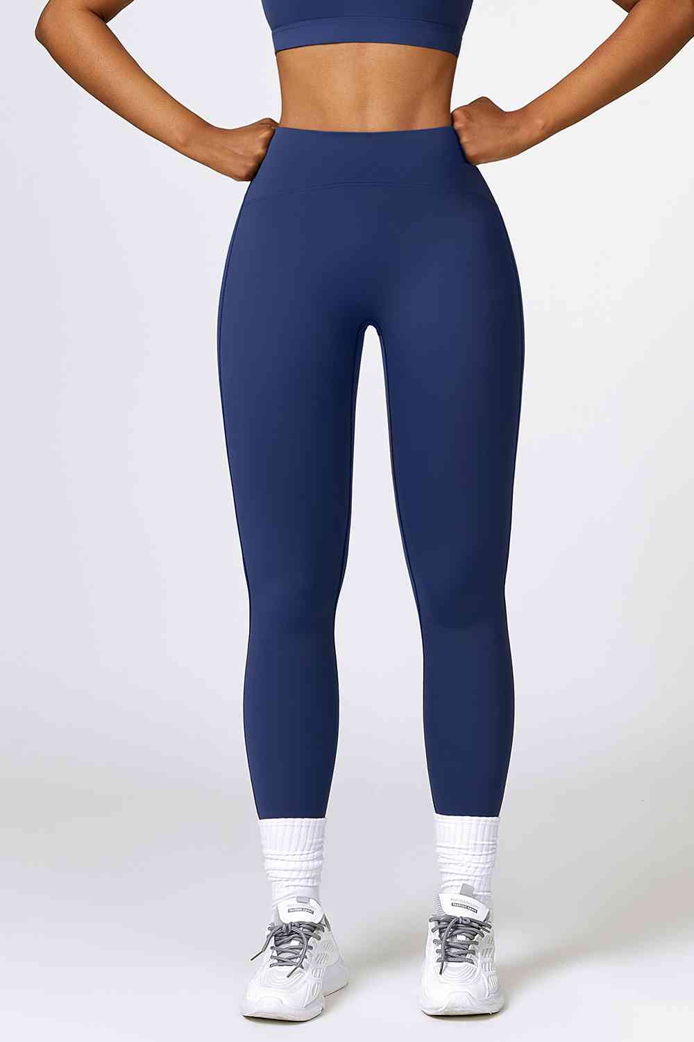 Leggings activos transpirables con cintura ancha