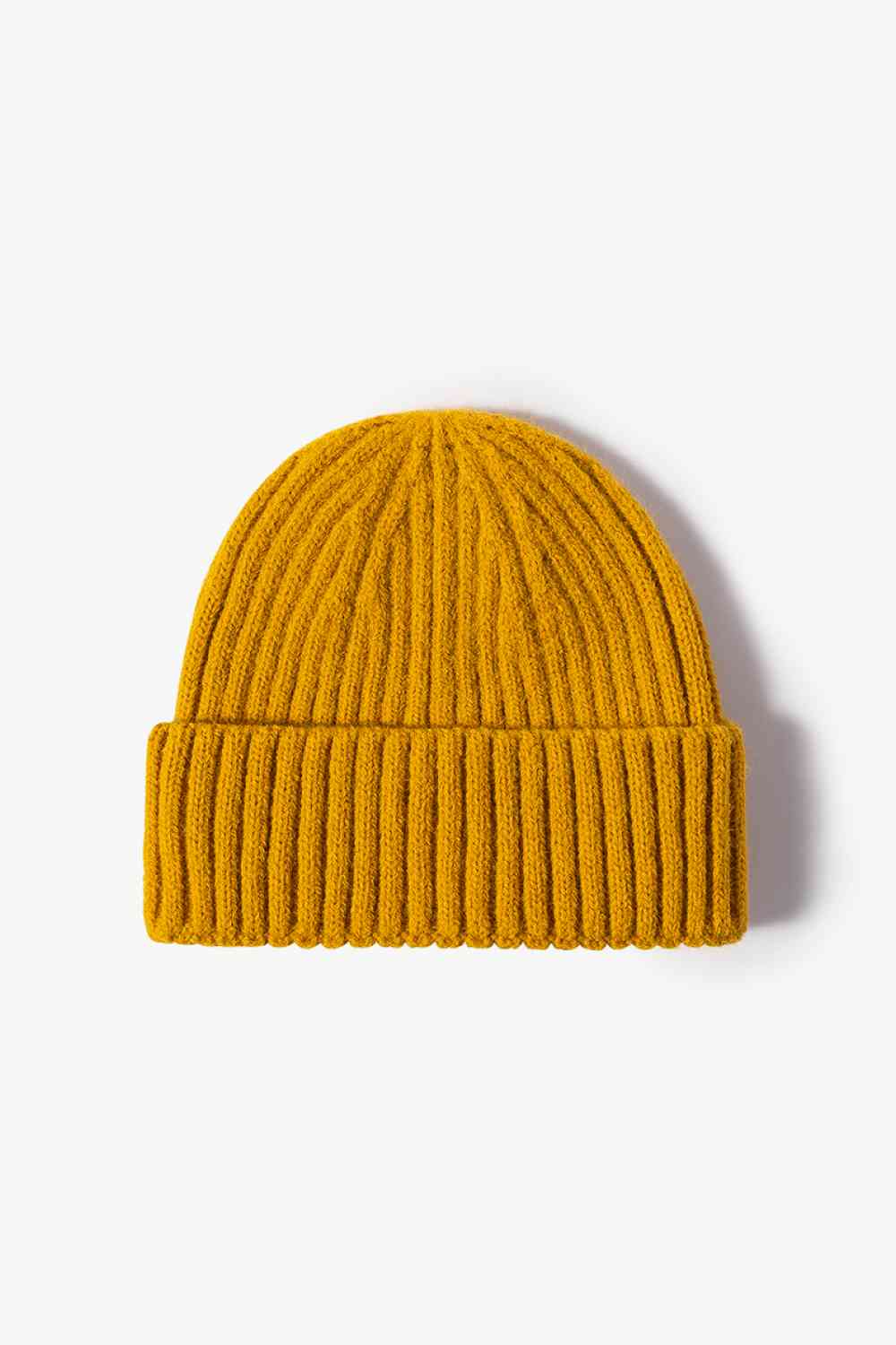 Rib-Knit Cuff Beanie