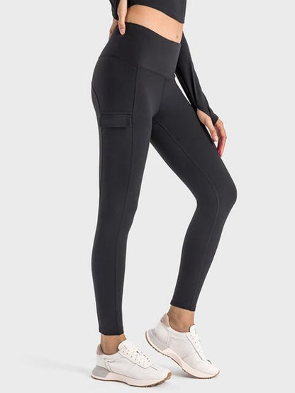 Legging de sport à large ceinture