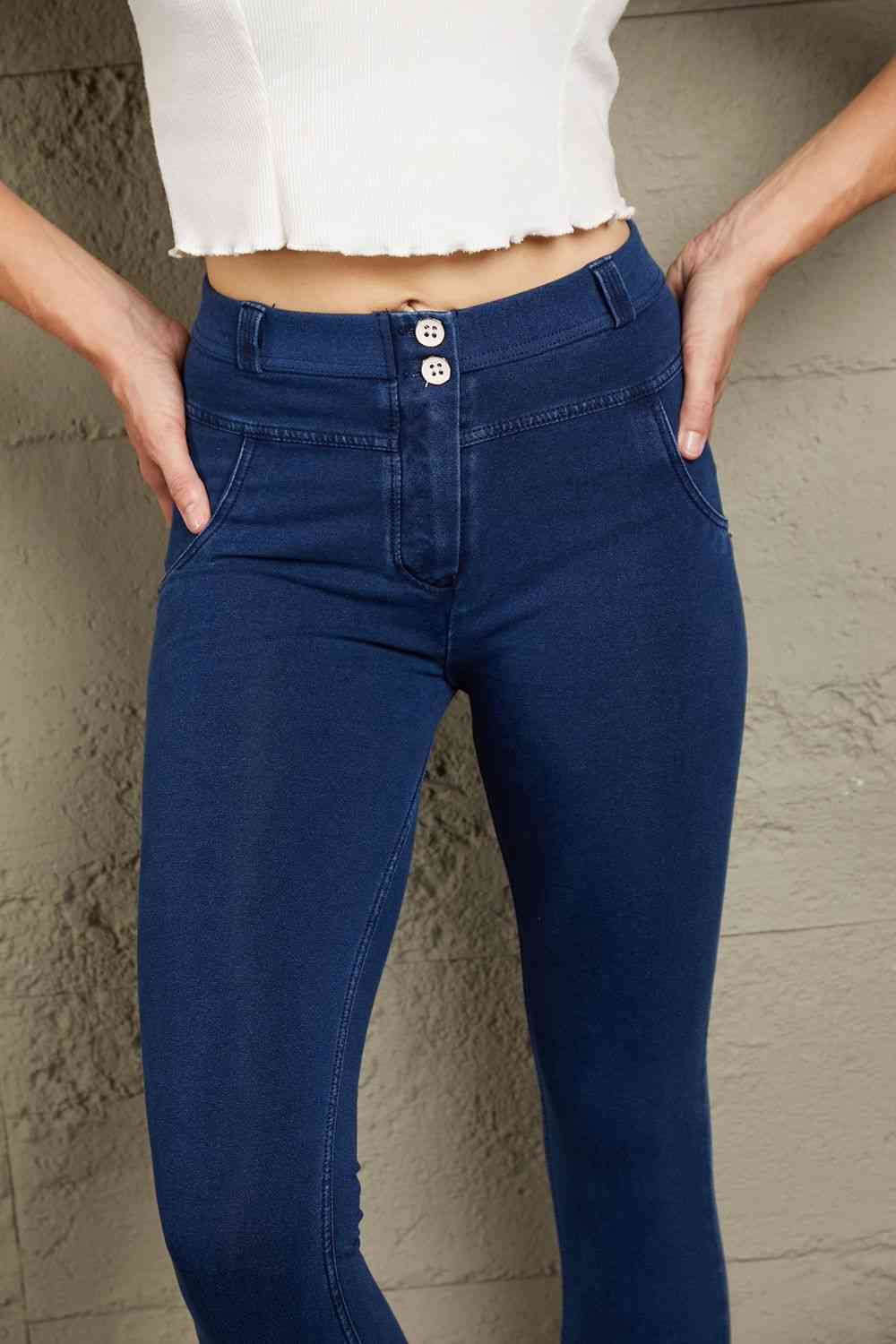 Jean skinny boutonné Baeful