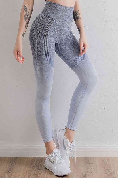 Leggings de sport taille haute dégradé