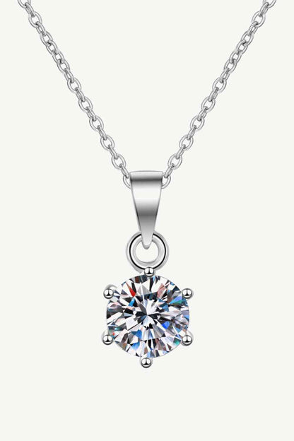 Adored Obtenez ce dont vous avez besoin Collier pendentif Moissanite