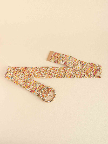 Ceinture large multicolore