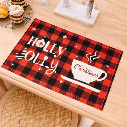 Assorted 2-Piece Plaid Placemats