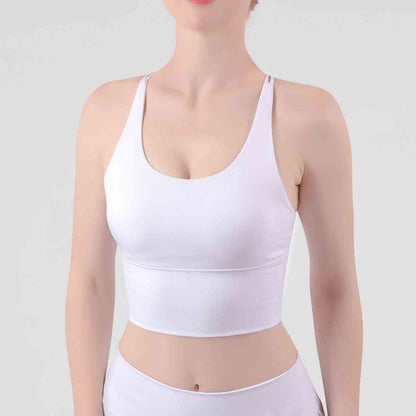 Soutien-gorge de sport croisé