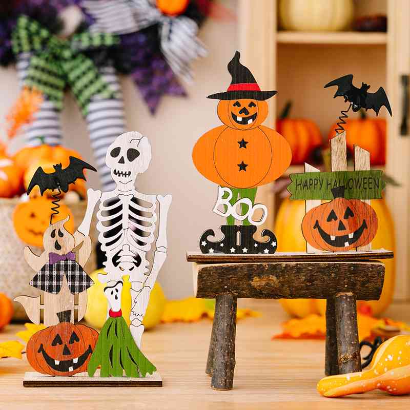 Ornements décoratifs d'éléments d'Halloween en 2 pièces